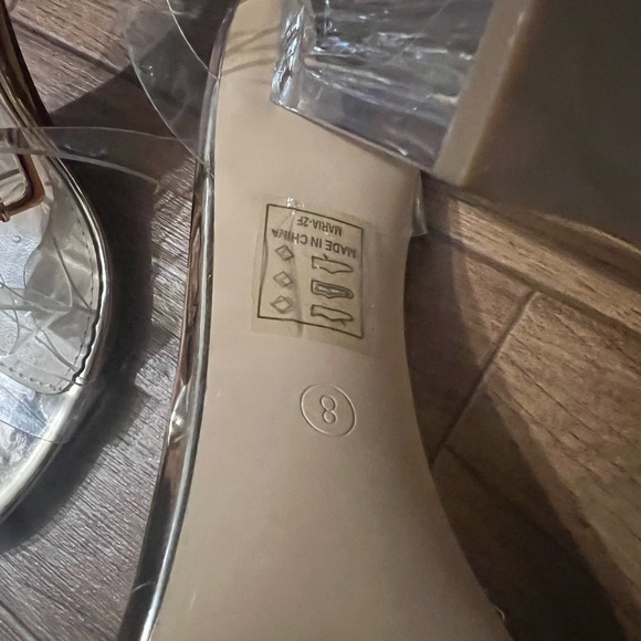 Ladies Clear Strap Heels by Fashion Nova - Picture 4 of 6